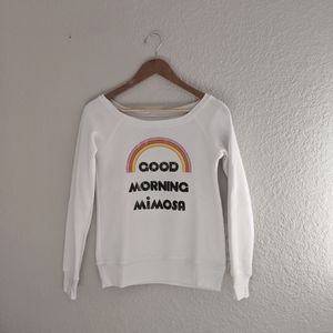 Recycled Karma 100% cotton fleece sweatshirt xs